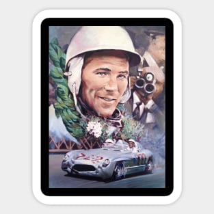 sir Stirling Moss the Legend Sticker